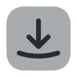 Receive Square SVG Icon